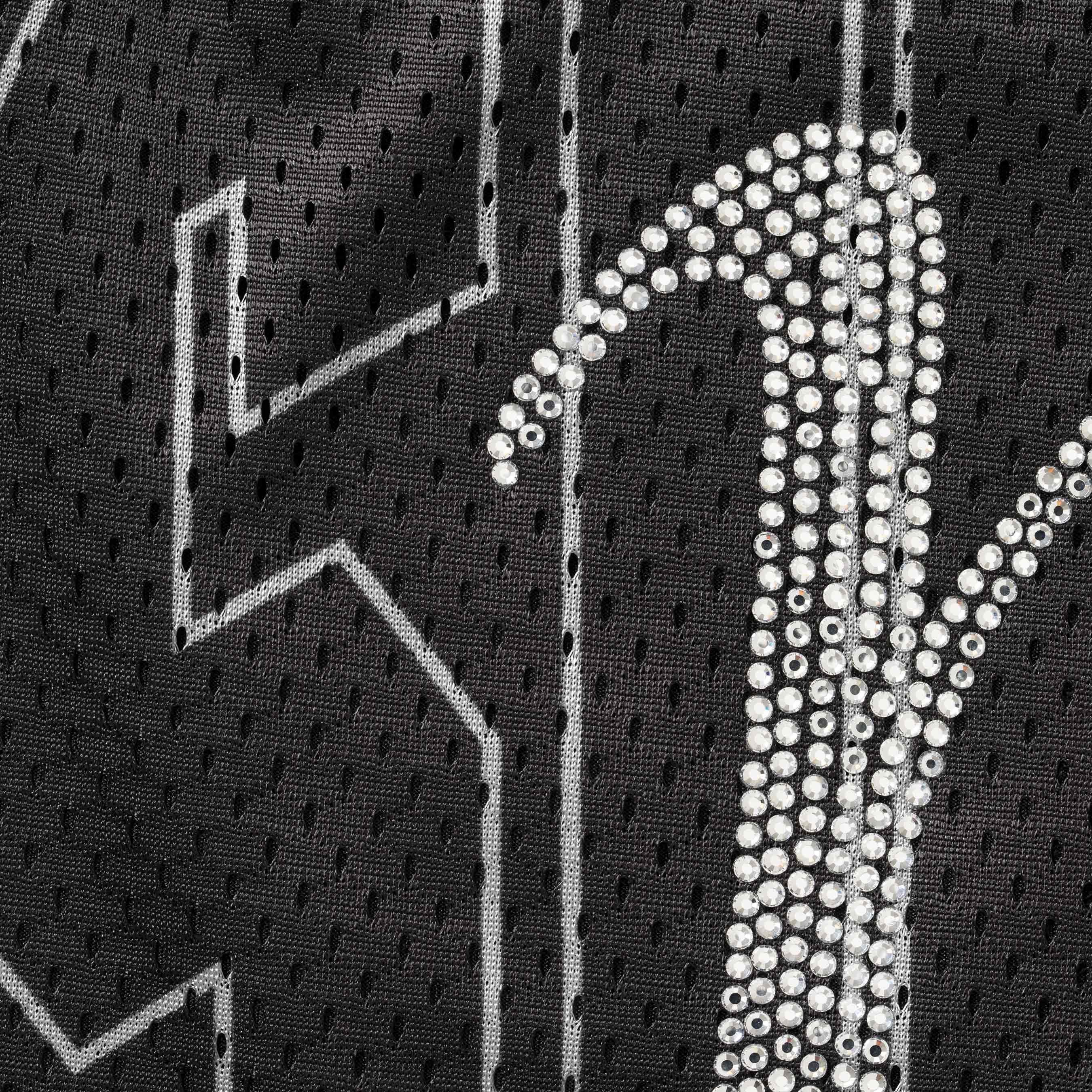 Rhinestone Mesh Short view 5